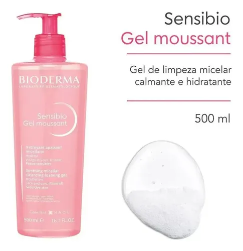 Fcgel Micelar Espumoso Sensibio 500 Ml Limpiador Facial Pprt