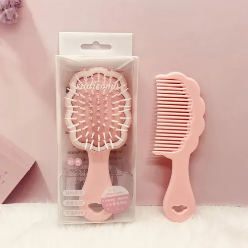 Mini Cepillo Para El Cabello Mojado, Pequeño Y Lindo Peine 2