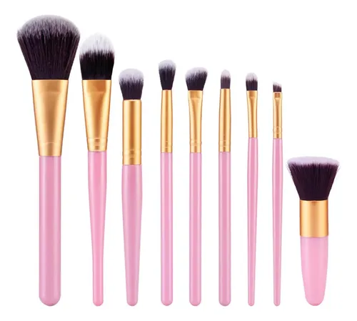 Set De Pinceles De Maquillaje Natural