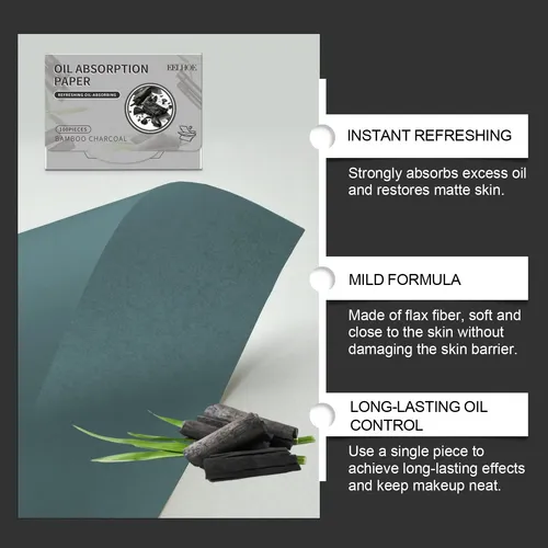 Papel Absorbente De Aceite De Carbón De Bambú Jingshuang