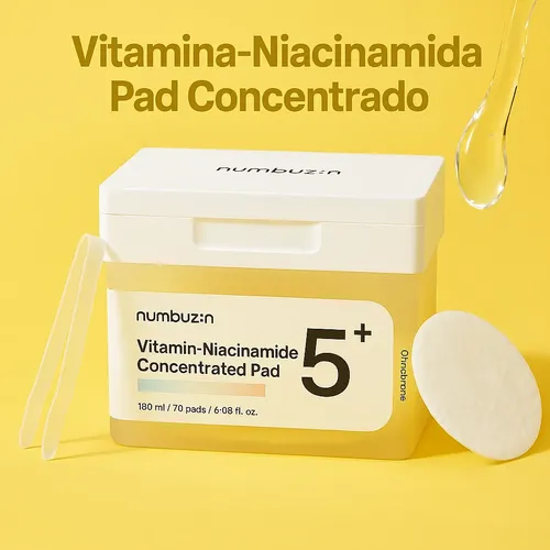 Numbuzin No.5+ Glutathione Vitamin Concentrated Toner Pads