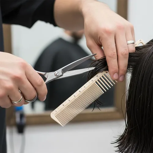 Peinetas Para Cortar El Cabello Macuezu Con Regla, Medidas X