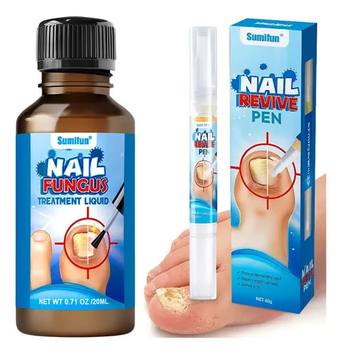 Laca Uña Manos Pies Cura Hongo + Suero Reparador Profesional Fragancia Neutra
