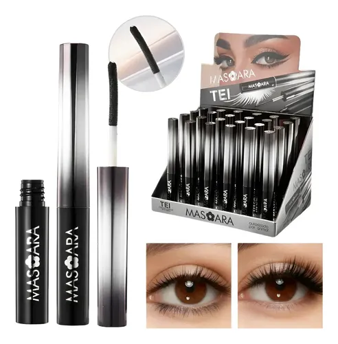 Rimel Mascara De Pestañas Waterproof Tei Cosmetica Negro