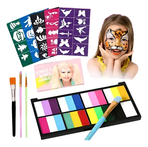 A Maquillaje Paletita Duos Base De Agua Arcoiris F