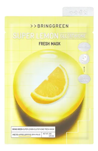 Mascarilla Facial Ilumina Bringgreen Limon Glutation 1 Un