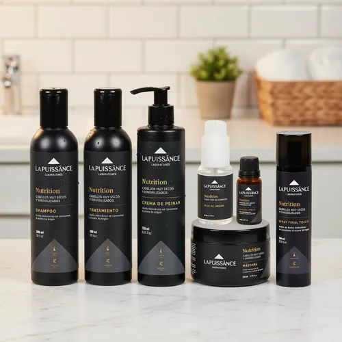 Kit Completo Nutrition Argán Cabellos Secos La Puissance