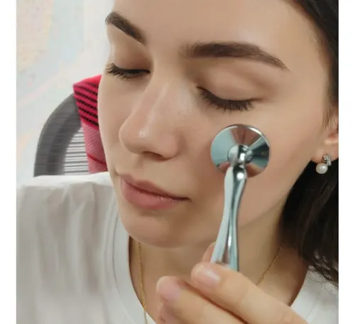 Masajeador Facial De Jade, Rodillo De Hielo De Cabeza