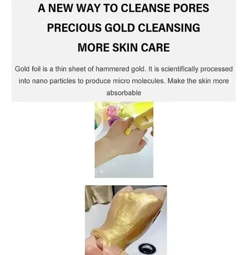 R Mascarilla Facial De Oro De 24 Quilates, Hidratante Y Elim