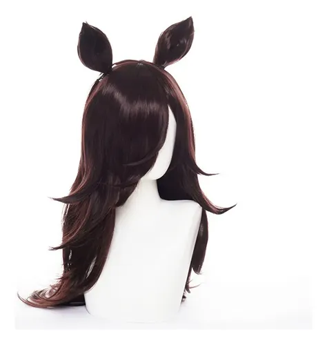 Peluca Cosplay Rice Shower Anime – Color Lila Largo