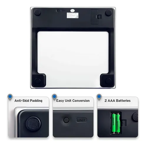 Báscula Eléctrica Digital De Baño Etekcity Para Peso Corpora