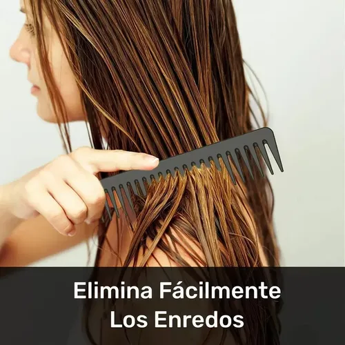 Kit 11 Peines Para Peinar Rizos Cabello Negro Negro