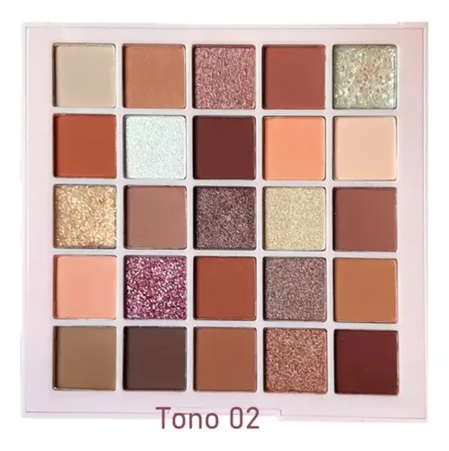 Pintura Paleta Sombras Shadow Palette 25 Pigmentos