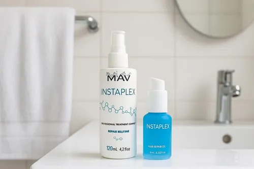 Reparador Puntas Protector Térmico Instaplex Mav Brillo Plex