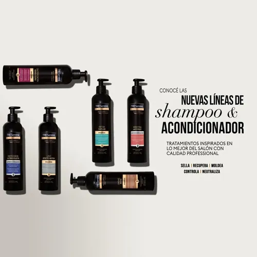 Shampoo Tresemmé Cauterización Reparadora 500 Ml Dosificador
