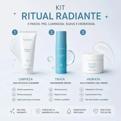 Promo Estética Kit Ritual Radiante Sin Fragancia