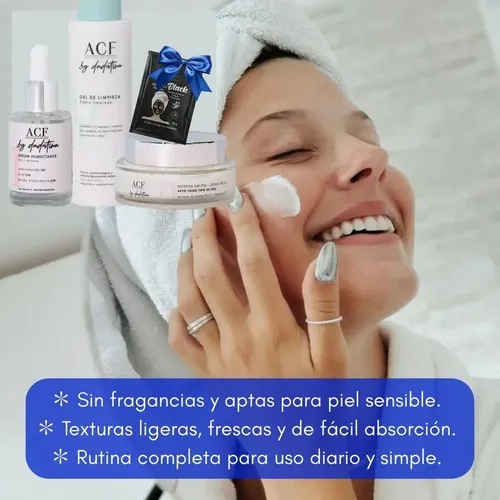Dadatina Rutina Skincare Acf Hidratante Sensibles Limpieza