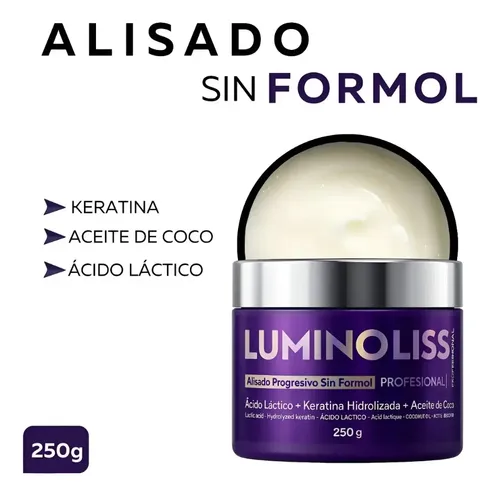 Alisado Lumino Liss 250ml + P.termico 100ml La Puissance