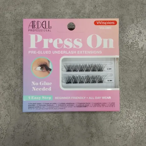 Pestañas Postizas Ardell Wispies Volume Press On X 12