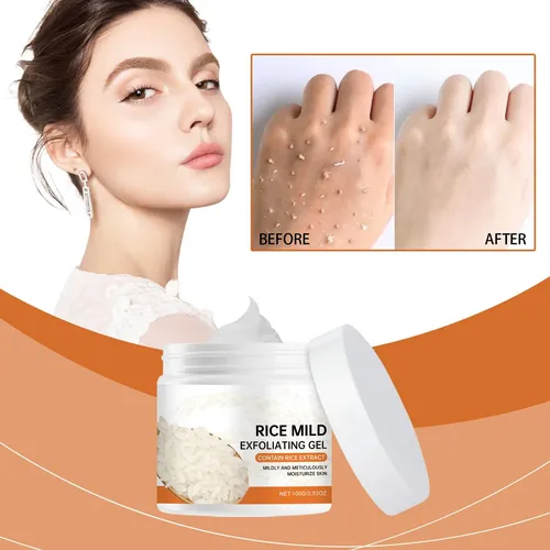 Gel Exfoliante Y Rejuvenecedor De Arroz Para Rodillas, Axila