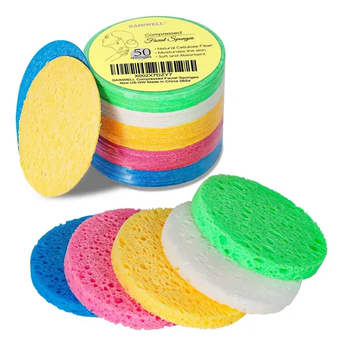 Gainwell Esponjas Faciales Comprimidas 50 Unidades