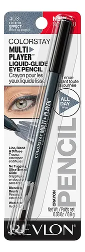 Delineador Revlon Cs Multiplayer Color Azul Glitch Effect