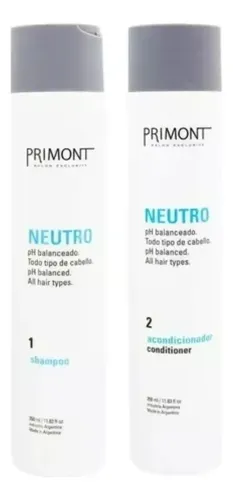 Kit Primont Neutro Shampoo + Acondicionador Pelo Chico 350ml
