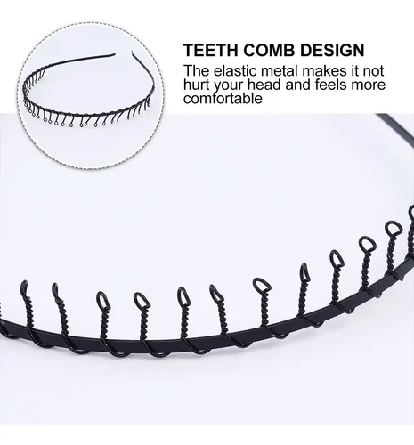 24pcs 31 Dientes Peine Pelo Aro Mujer Creativa Diadema Simpl