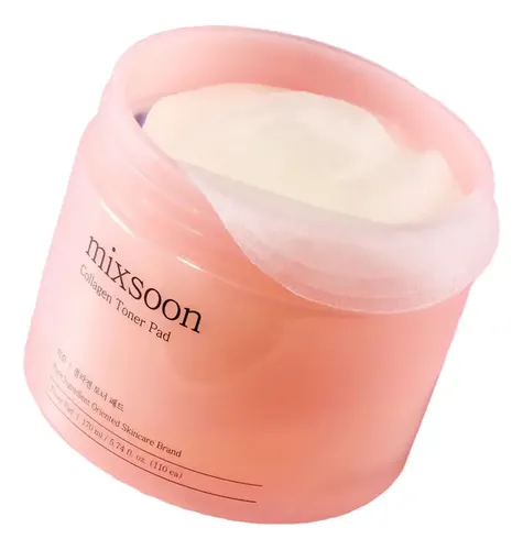 Mixsoon Collagen Toner Pad 110 Pads De Colageno 170 Ml Corea Momento De Aplicación Día/noche Tipo De Piel Todo Tipo De Piel