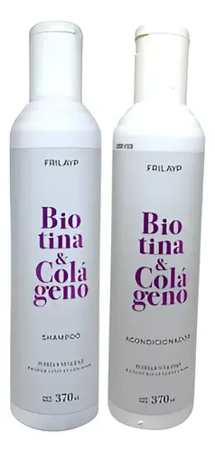 Kit Frilayp Biotina Colageno Shampoo + Acondicionador X370ml