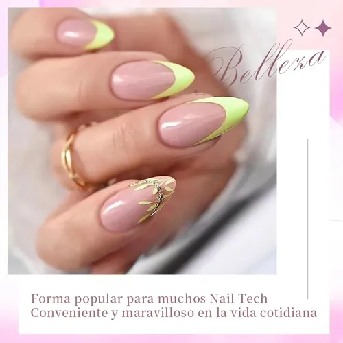 600 Puntas De Uñas Transparentes Para Mujer, Forma De Estile