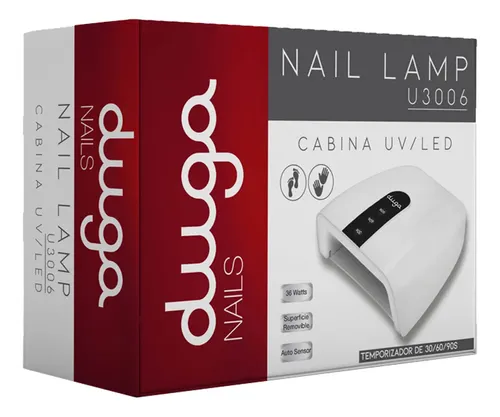 Manos Pies Cabina Para Uñas Led Nail Lamp 36w Duga U3006 9c