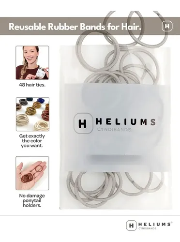 Cintas Para El Cabello Heliums, Pequeñas, Rubias, Doradas Os