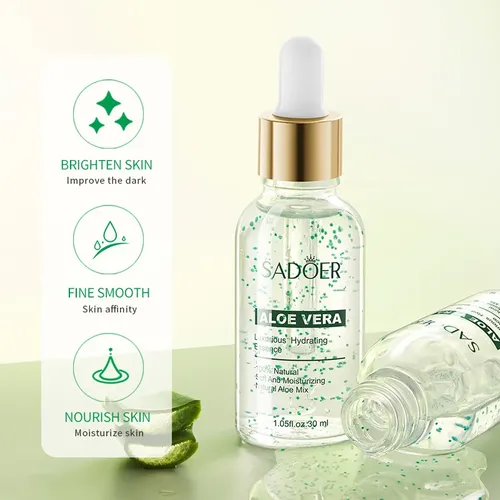 Parches Para Ojeras +serum Facial Aloe Vera Hidratante 30ml
