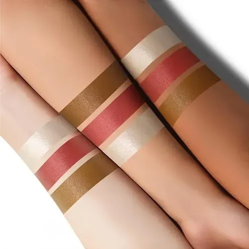 Lezero Kit Contorno Rostro Iluminador Rubor Bronzer Paleta