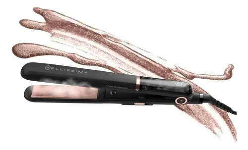 Planchita de pelo Bellissima Imetec My Pro Steam B28 100 negra y cobre
