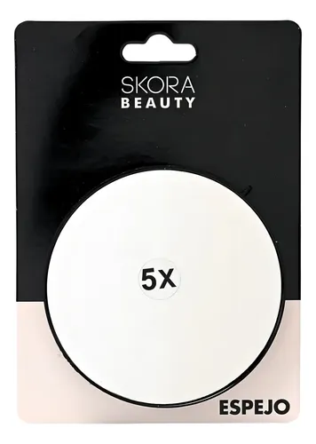Espejo Con Aumento 5x Incluye Ventosa 8.5cm Diámetro Skora Marco