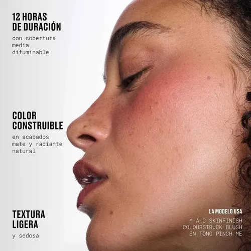 Rubor Mac Skinfinish Colourstruck 12h Polvo Cheeky Chili 4g