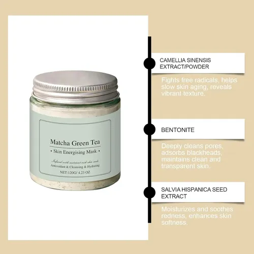 Mascarilla Facial De Arcilla De Árbol De Té, Limpia Suavemen