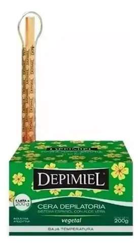 Cera Corporal Depimiel Lata Vegetal Piel Normal Aloe 200gr