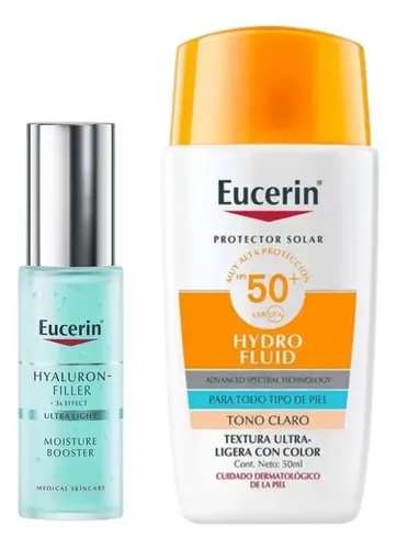 Eucerin Gel H.f Booster + Sun Hydrofluid Tinted Tono Claro