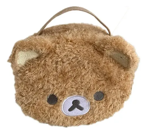 Neceser Peluche Oso Portátil Gran Capacidad Cremallera