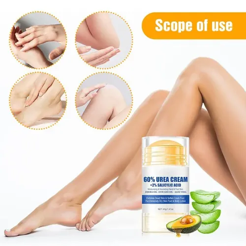 Crema Hidratante Y Antiagrietamiento For Pies Con Un 60%