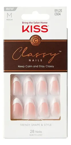 Uñas Postizas Classy Dashing Color Rosa