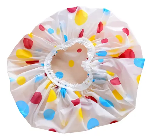 Ducha Y Baño De Plástico Impermeable Para Mujer, 12 Unidades