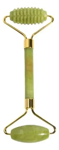 Rodillo Facial De Jade Natural Antiarrugas