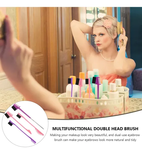 Set De 4 Peines Duales Para Cejas Y Pestañas