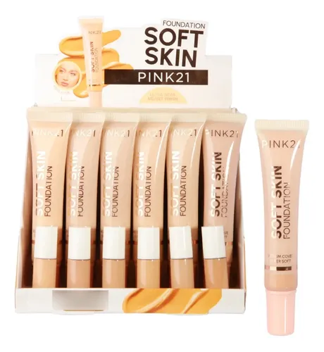 Base De Maquillaje Liquida Soft Skin Foundation Pink 21