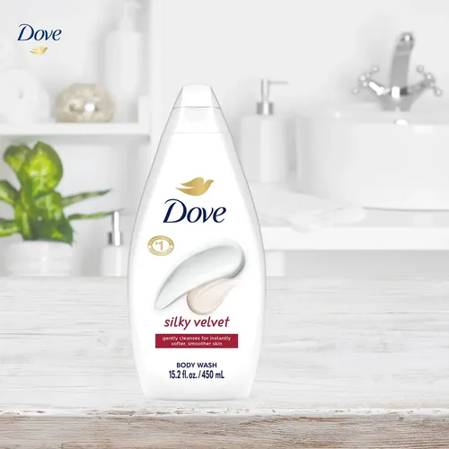 Jabón Líquido Corporal Dove Silky Velvet 900ml Hidratante