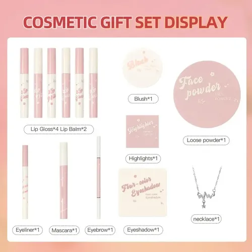 Kit De Maquillaje Completo De 14 Piezas For Mujeres Y .